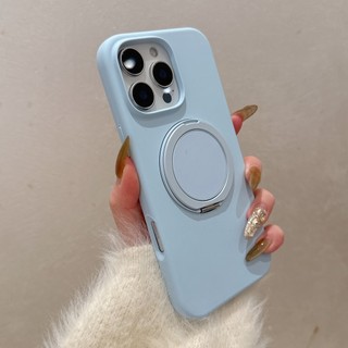 Ốp điện thoại đứng xoay từ tính silicon lỏng cao cấp thích hợp cho iphone16 ProMax 15 14 13 12 11 ProMax chống sốc bảo vệ da máy ảnh mềm mại ốp lưng iphone