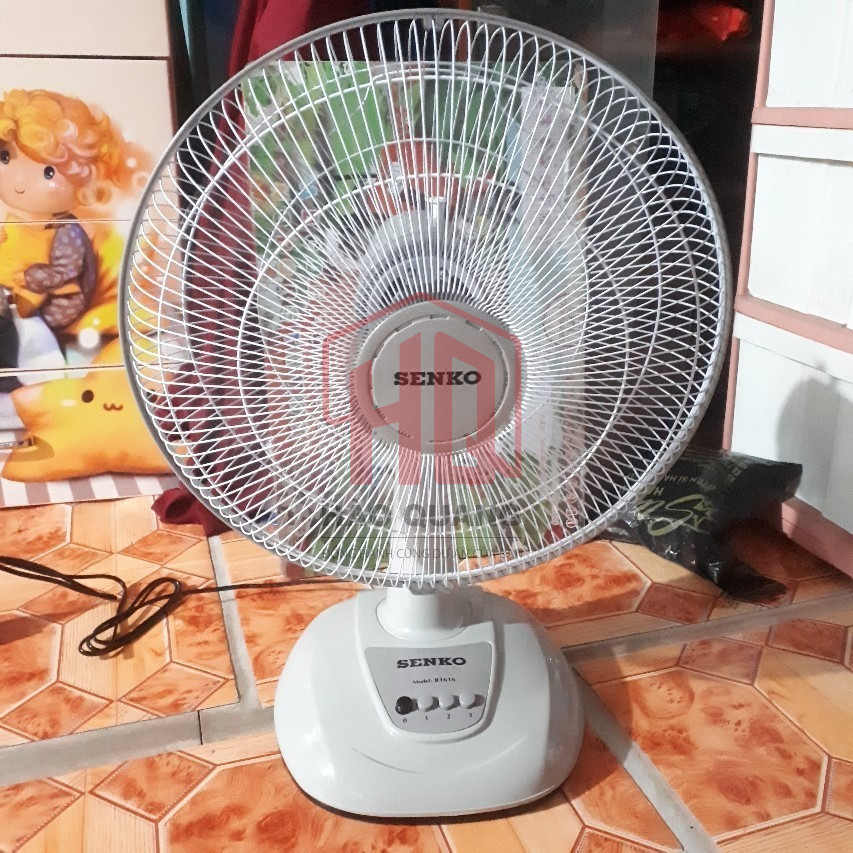 Quạt Bàn Senko B1616 - Gió Mạnh, Siêu Êm, Tiết Kiệm Điện