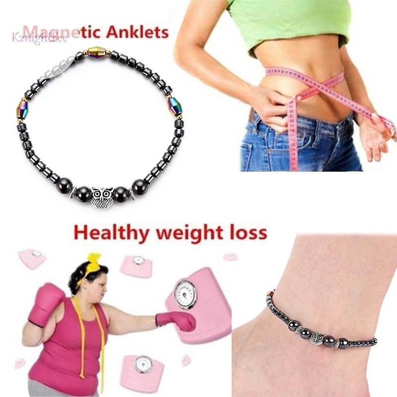 K2nightFee Giảm Cân Vòng Chân Từ Tính Cho Nữ Cú Động Vật Vòng Tay Đá Vòng Chân Giảm Đau Giảm Béo Sức Khỏe Trang Sức VN