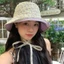 Mũ chống nắng mùa hè KANGN, Mũ xô hai mặt in hoa, Mũ chống nắng đa năng thời trang Mũ nữ du lịch ngoài trời