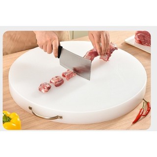 Thớt Nhựa Tròn Gia Đình 35x5cm, Thớt Nhựa Nguyên Sinh, Thớt Kháng Khuẩn, đảm bảo vệ sinh