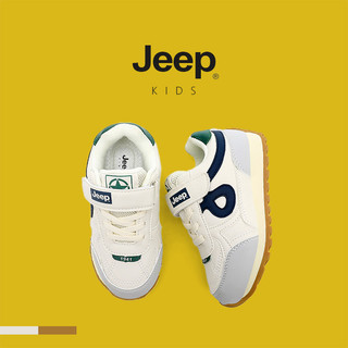 JEEP Giày Thể Thao Trẻ Em Giày Trẻ Em Giày Bé Trai Mùa Xuân Thu 2025 Phong Cách Mới Bề Mặt Lưới Thoáng Khí Chống Trơn Trượt Đế Mềm Chống Trơn Trượt