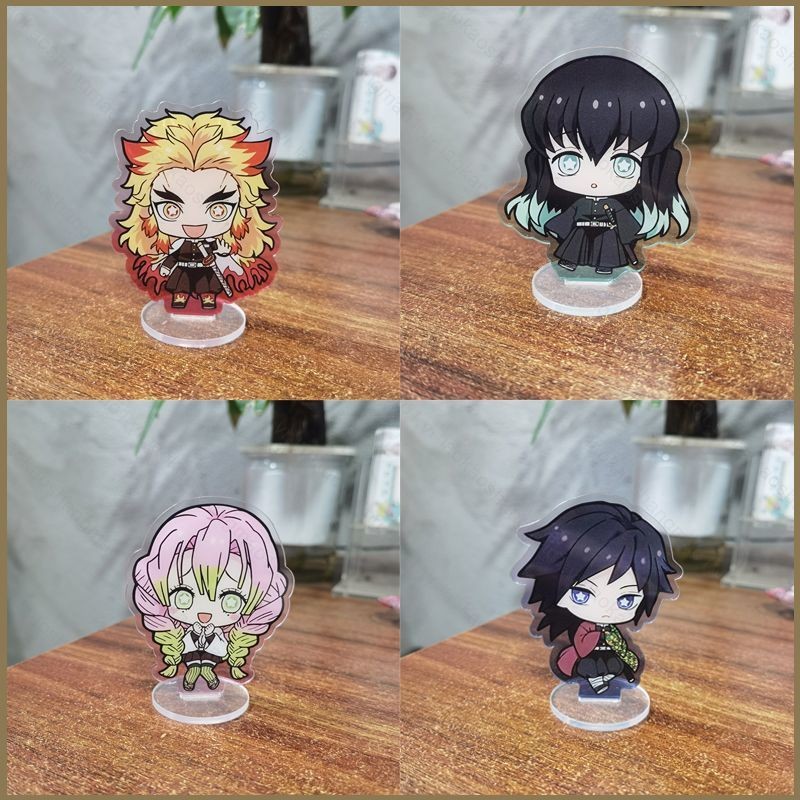 HK1 Demon Slayer Đứng Tấm Kamado Tanjirou Acrylic Tấm Giá Đỡ Kochou Shinobu Để Bàn Anime Trang Trí KH1