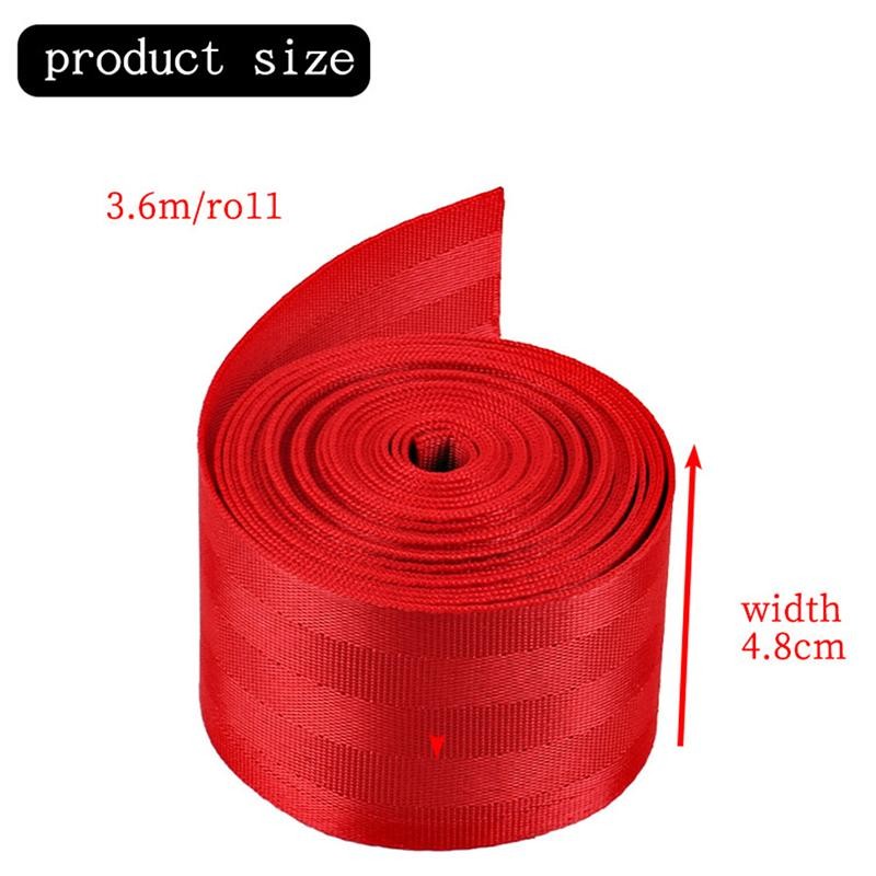 Dây đai an toàn ô tô TMOY Webbing Polyester Seat Lap Dây đeo an toàn Nylon có thể thu vào TCS