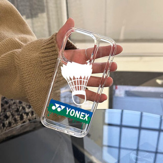 Ốp Điện Thoại Vỏ Cứng Acrylic Cho iPhone 16 15 14 13 12 11 X XR XS Yonex Cầu Lông Minh Họa