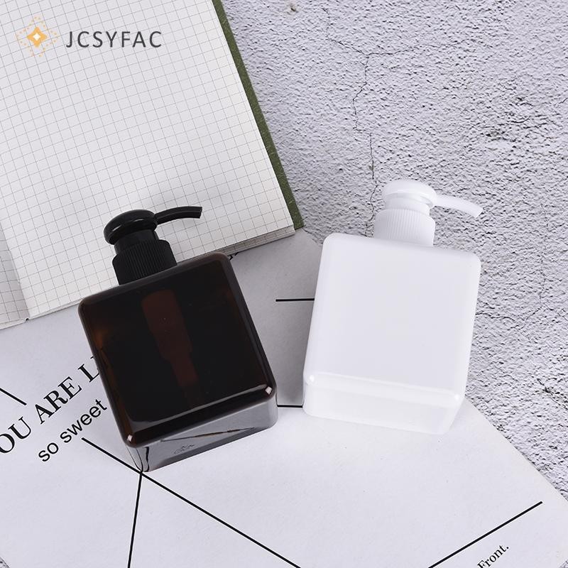Jcsyfac 250ml Lotion Chai Nhựa Vuông Rỗng Dầu Gội Rửa Mặt Chai Mới