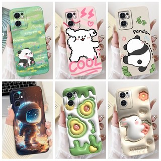 Dành Cho OPPO Reno 7 5G Ốp Lưng CPH2371 Vỏ Silicon Hình Gấu Trúc Dễ Thương Chống Sốc TPU Ốp Lưng Điện Thoại Cho OPPO Find X5 Lite Reno7 5G Vỏ