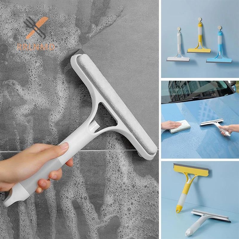 Rrlnmd 3 Trong 1 Scrape Cửa Sổ Hai Mặt Kính Làm Sạch Có Thể Điều Chỉnh Bàn Chải Làm Sạch Cửa Sổ Bàn Chải Rửa Kính Ô Tô Bàn Chải Làm Sạch MỚI