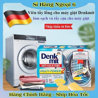 [MẪU MỚI NHẤT CẢ HỘP] Viên tẩy lồng máy giặt Denkmit vệ sinh lồng giặt, khử mùi, loại bỏ cặn bẩn hiệu quả của Đức