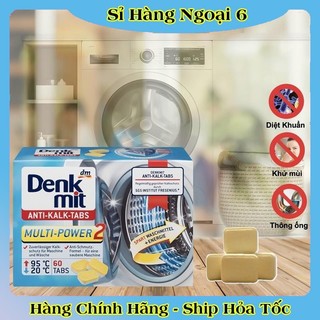 [MẪU MỚI NHẤT CẢ HỘP] Viên tẩy lồng máy giặt Denkmit vệ sinh lồng giặt, khử mùi, loại bỏ cặn bẩn hiệu quả của Đức