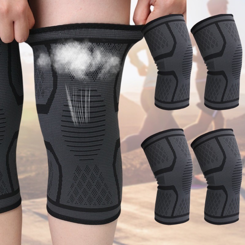 Miếng đệm đầu gối thể thao tập thể dục áp lực - Thoáng khí, thoải mái, đàn hồi cao - Tay áo nẹp đầu gối tập thể dục - Dành cho chạy bộ Thể dục Đi xe đạp - Độ ẩm làm mờ, Mồ hôi