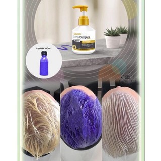 Dầu gội tím khử vàng LAVOX NANO COMPLEX Silver Shampoo 200ml ( New ) [ TN ]