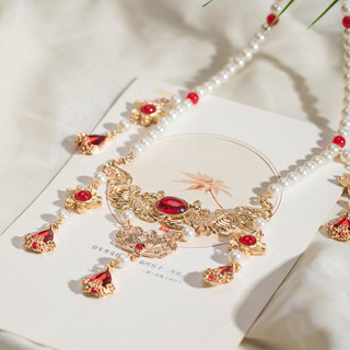 Vòng cổ ngọc trai nhân tạo dành cho nữ có mặt dây chuyền Trang sức thời trang không gây dị ứng chống phai màu