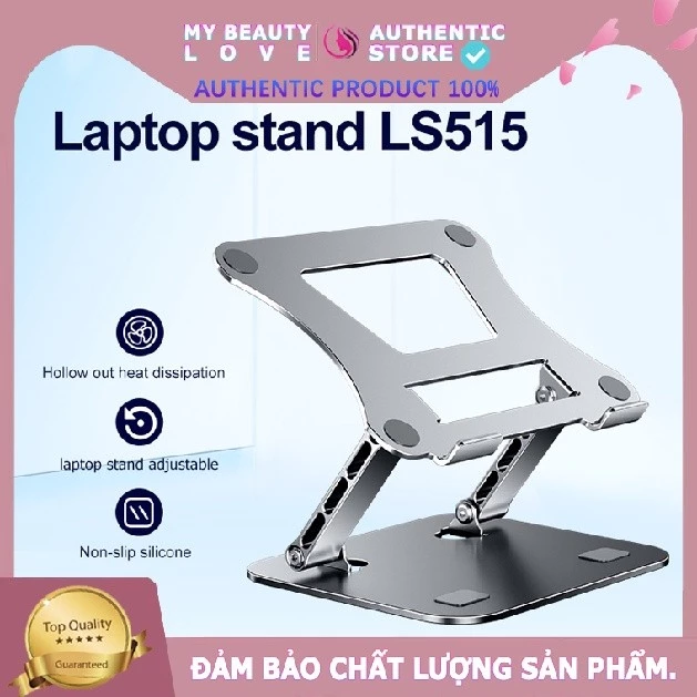 Đế tản nhiệt laptop, Mac cao cấp đúc CMC chất liệu Nhôm nguyên khối,Tản nhiệt chạm rỗng,Di động có thể gấp lại