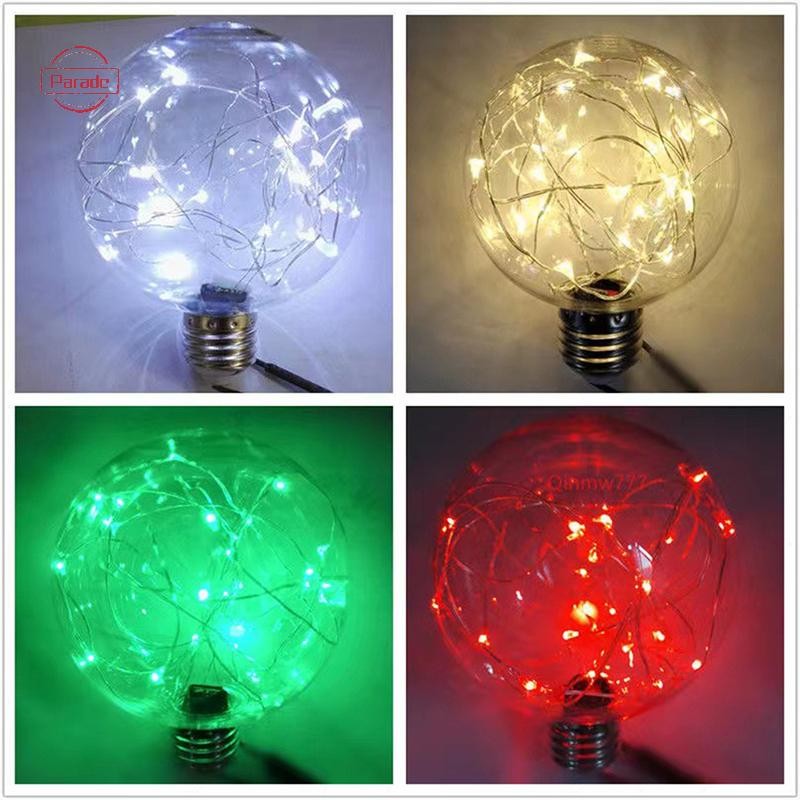 Parade LED Edison Dây Bóng Đèn E27 220V Nhiều Màu Sắc RGB Lighg Dây Đồng Bóng Đèn VN