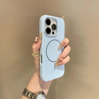 Ốp điện thoại di động từ tính silicon lỏng mới cho iPhone16 Pro Max 15 14 13 12 11 Pro Max Vỏ bảo vệ camera chống sốc Vỏ mềm chống rơi