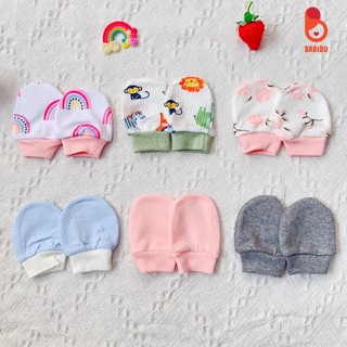 Bao tay cho bé từ 0 tới 3 tháng tuổi họa tiết dễ thương, chất liệu mềm mịn an toàn cho bé