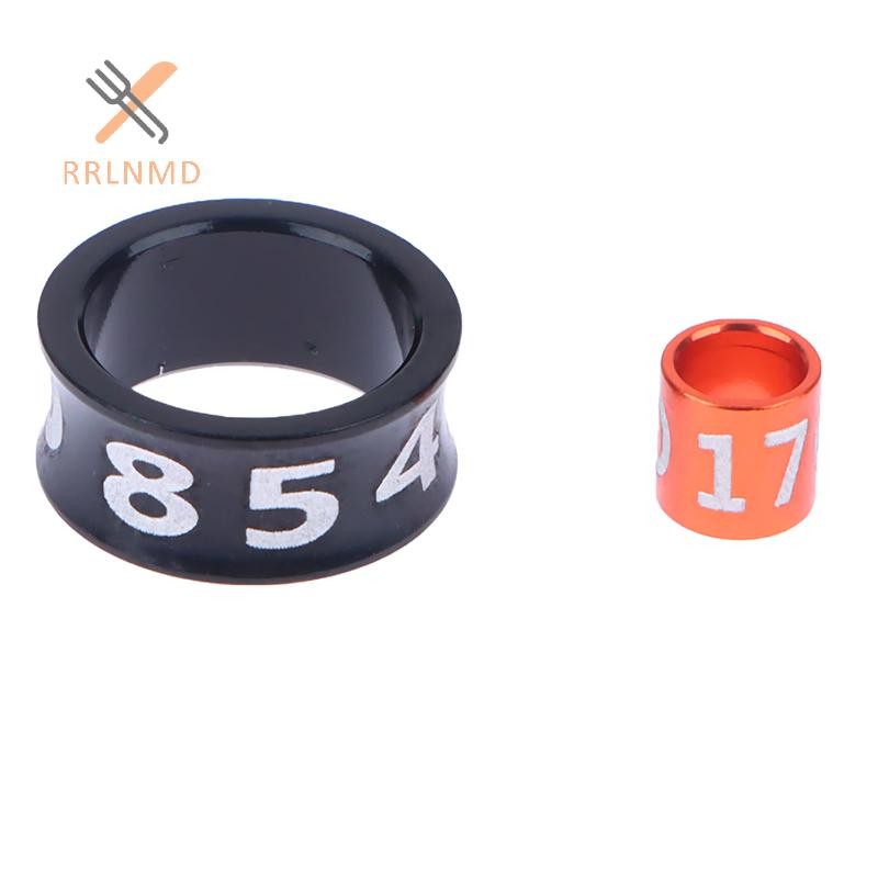 Rrlnmd 10 Chiếc Hợp Kim Chim Chân Nhẫn Bồ Câu Chân Với Số Ngoài Trời Công Cụ Huấn Luyện Chuyến Bay Thi Nhận Dạng Nhãn MỚI