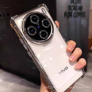 Ốp lưng cho Vivo X200 X100 X100S Pro X100Pro X100Ultra X200Pro 5G, silicone TPU mềm, chống sốc, trong suốt, chống rơi, bảo vệ toàn diện, ốp lưng