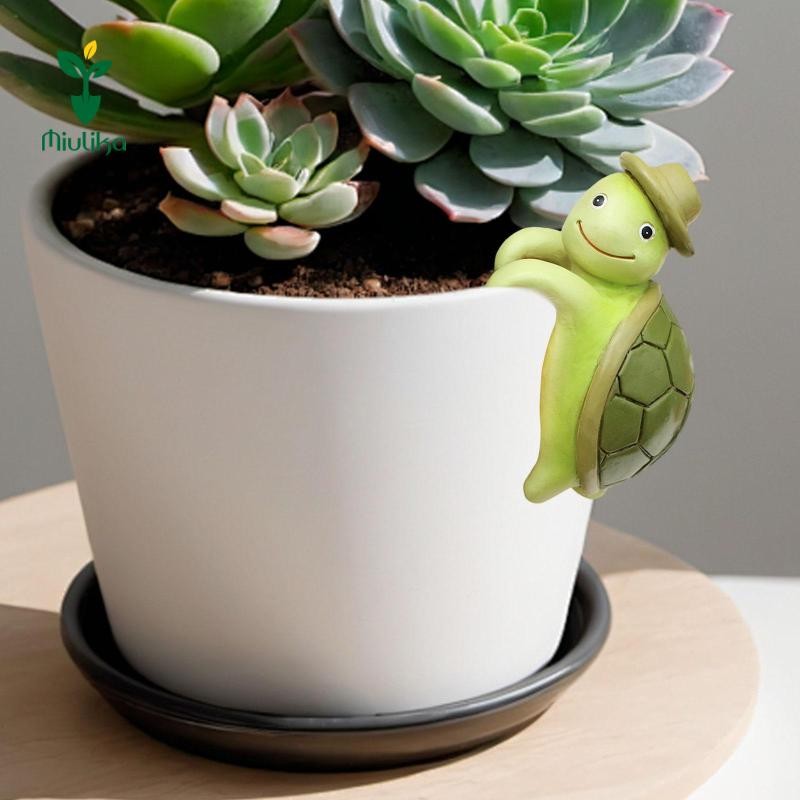 Tượng Rùa Vườn Miulika Tân Gia Bộ Sưu Tập Nhà Chậu Hoa Hugger Hình