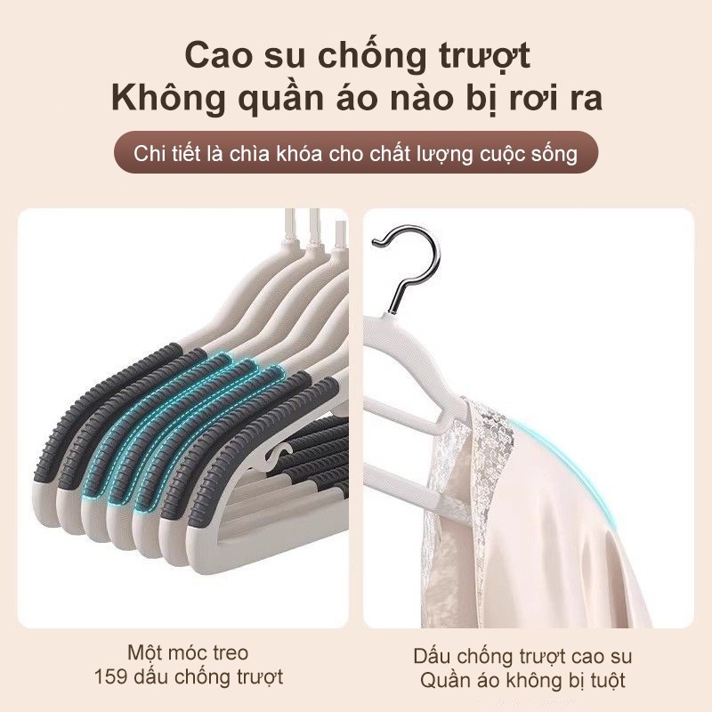 𝐎𝐥𝐢𝐟𝐞 Móc Treo Quần Áo Chống Trượt G04 Móc Phơi Quần Áo Bằng Nhựa Abs Quai Phơi Quần Áo Tiện Lợ
