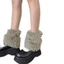 Treeling Nữ Thẩm Mỹ Mờ Chân Ấm Áp Boot Còng Phong Cách Nhật Bản Nhãn Chữ Boot Có Chân Ngắn Tất Stree