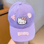 HT3 Mùa Hè Trẻ Em HelloKitty Mũ Bóng Chày Hoạt Hình Mùa Hè Sanrio Bé Trai Và Bé Gái Đạt Đỉnh Mũ Chống Nắng TH3
