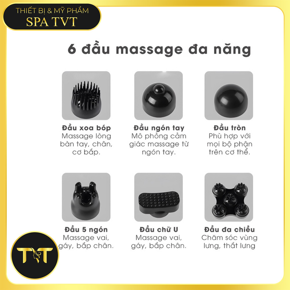 Máy Massage Cầm Tay Đa Năng YT -176AL Cao Cấp ( Cắm Điện Và Pin Tích Điện )