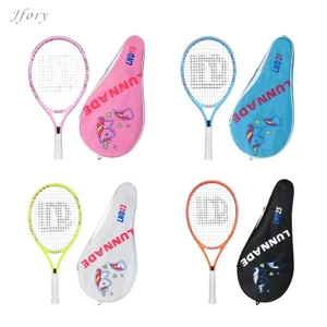 Jfory Trẻ Em Tennis Vợt Tennis Tay Cầm Chống Trơn Trượt Cho Người Mới Bắt Đầu Khung Sợi Carbon Chống Sốc Có Túi Để Thực Hành Sân Vườn