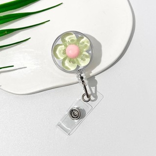 Có Thể Thu Vào Chống Mất Huy Hiệu Giá Đỡ Hình Hoa Dễ Thương Giấy Chứng Nhận Kẹp Nút Cho Bác Sĩ Y Tá Nhân Viên Huy Hiệu Cuộn Kẹp