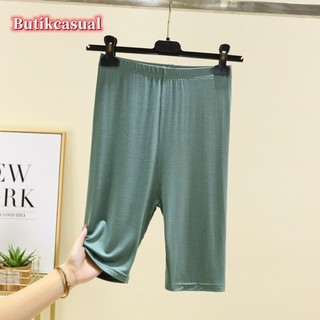 Phụ Nữ Modal Quần Short Legging Trơn Mỏng size Lớn Quần yoga Mùa Hè 2025 Quần Co Giãn