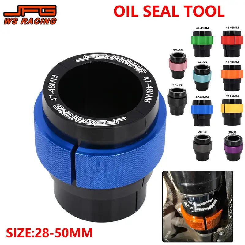 1 Chiếc CNC Trước Dĩa Dầu Con Dấu Lái Xe Dụng Cụ Xe Máy 28-50 MM Đa Năng Dụng Cụ Dành Cho KTM Bụi Bẩn Hố Xe Đạp