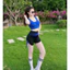 Bộ thể thao tập gym , yoga, aerobic, đi bơi , tắm biển ...áo có đệm - quần rút siêu tôn dáng