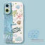 Ốp Điện Thoại Hoạt Hình Ocean Shell Fish + Dây Buộc Cho iPhone 17 16 15 14 13 12 11 Pro Max X Xr Xs Max 7 8 Plus SE2020