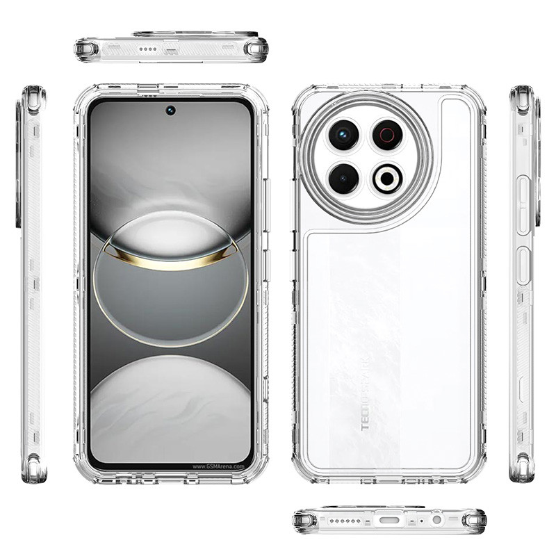 Dành Cho Tecno Spark 30 Pro 30C 10 10C 20C 20 Pro + KL7 KL6 kl5 kl5n KI5q KJ5 KJ6 KJ7 KI5k KI5m BG7n BG7 Sang Trọng Hybrid Acrylic Trong Suốt Ốp Lưng