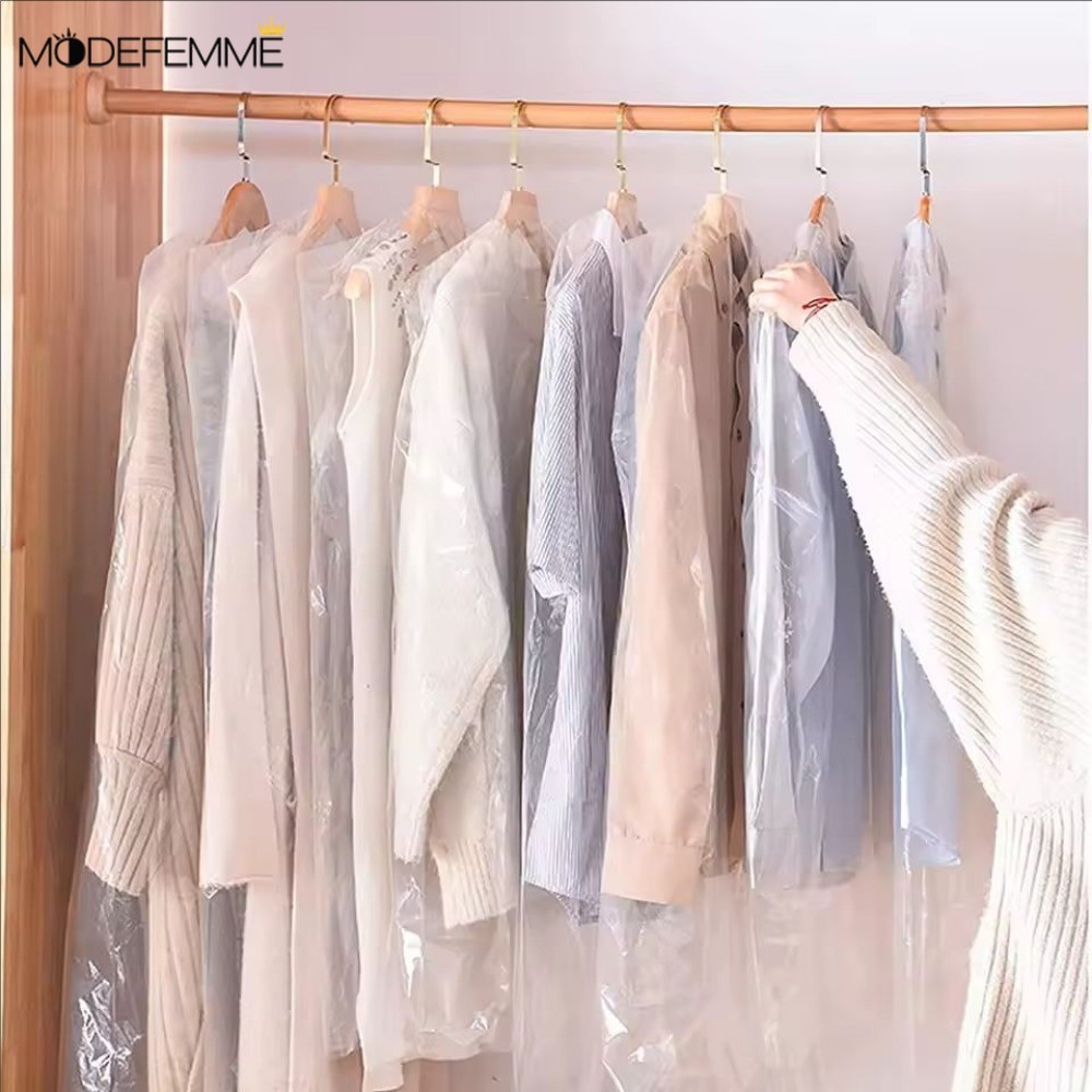 [Trang chủ] Vỏ quần áo chống bụi cấp thực phẩm | Túi đựng PP trong suốt 60 * 90cm, Bảo vệ ba lần khỏi độ ẩm / Moths / Dirt cho bộ đồ / Trang phục văn phòng