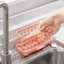 Giá nhựa để đồ dùng rửa chén thoát nước hình 2 bông hoa hồng