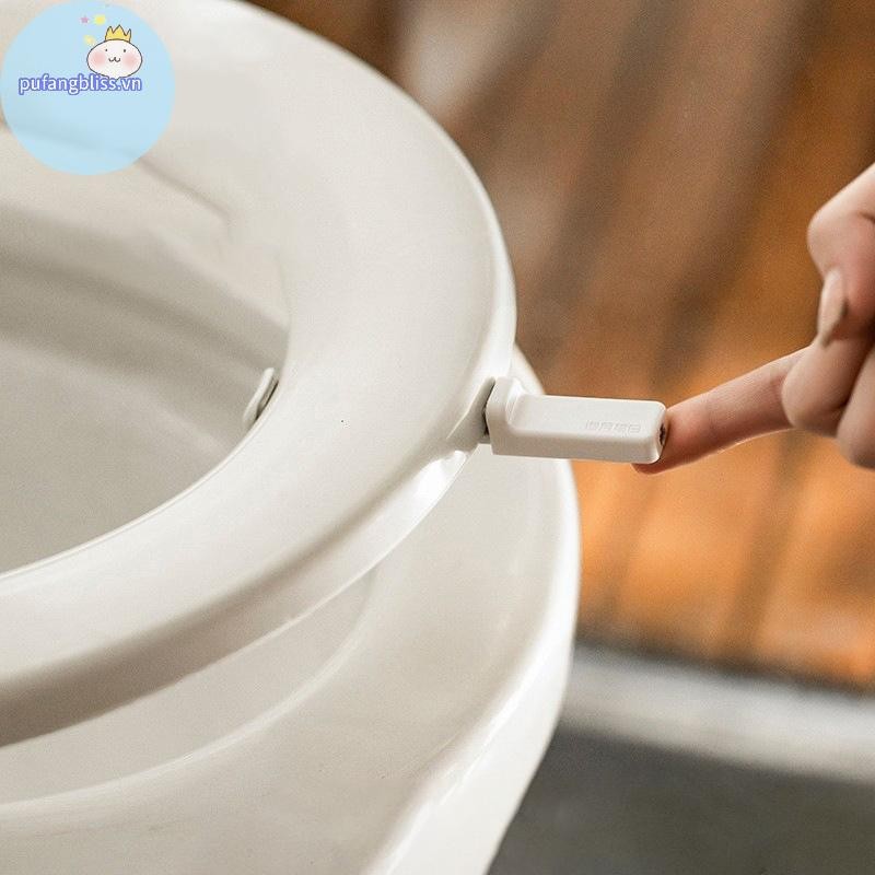 Pufangbliss Nhựa Di Động Bồn Cầu Nâng Ghế Phụ Kiện Phòng Tắm Closestool Nắp Ghế Tay Cầm Vỏ Vệ Sinh Vòng Nâng WC Phụ Kiện VN