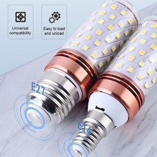 Bóng đèn LED ngô E14 E27 SMD 2835, Đèn LED chùm nến 12W 16W, 220V 110V Đa năng Không nhấp nháy, Đèn LED tiết kiệm năng lượng cho phòng ngủ gia đình Sảnh triển lãm khách sạn Trang trí phòng triển lãm