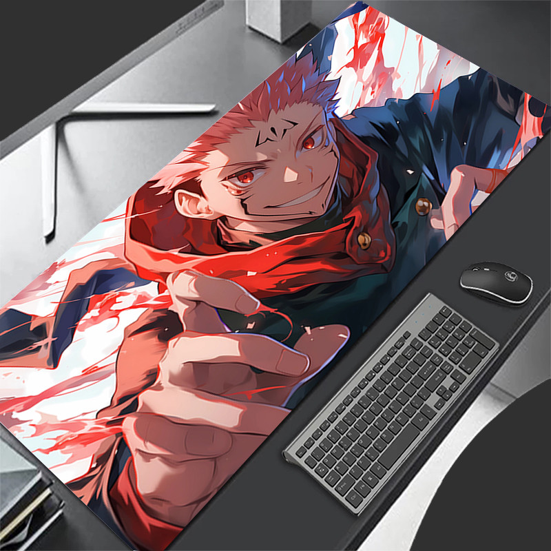 Miếng Lót Chuột Anime Lớn Sukuna Phụ Kiện Chơi Game Máy Tính Game Thủ Bàn Phím Miếng Lót Chuột Thảm Bàn XXL Jujutsu Kaisen Mousepad Cho
