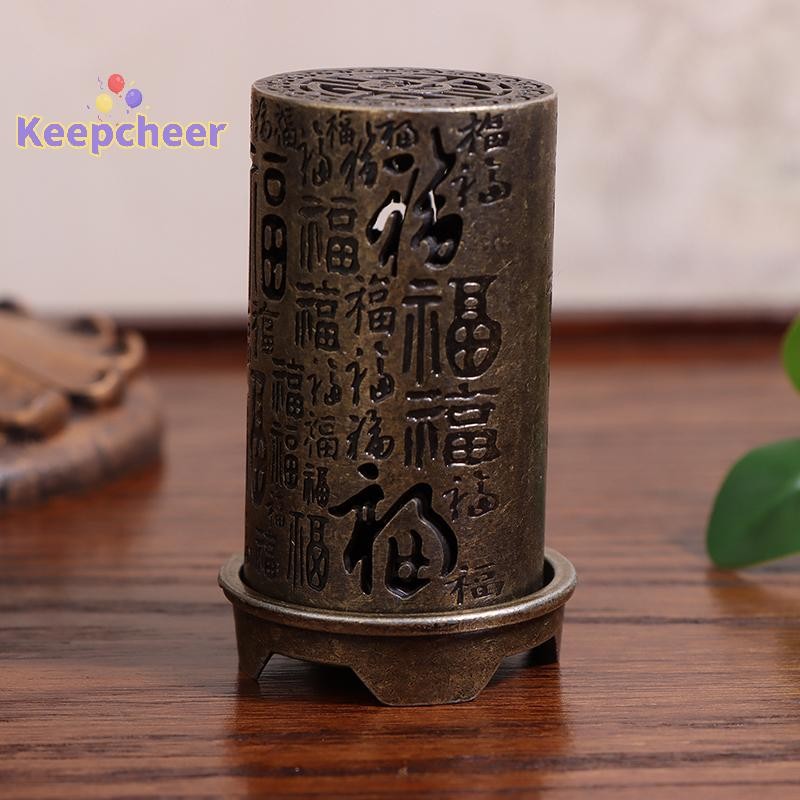 [Keepcheer] Giá đỡ hương hợp kim dọc hình vuông Trang trí đầu đốt hương trong nhà Phụ kiện gia đình để bàn [Mới]