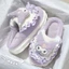 Dép lông Hello Kitty đế dày thời trang thu đông dễ thương cho nữ
