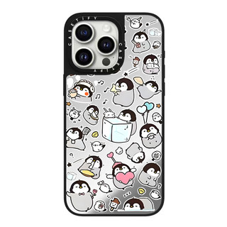 Photo Penguin Mirror Ốp Điện Thoại Cứng Cho iPhone 16 Pro Max 16 Plus 15 Pro Max 14 13 12 11 Vỏ Acrylic Phía Sau Chống Sốc