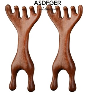 Asdfger 1 Cái / 2 Cái Lược Massage Kinh Tuyến Toàn Thân, Lược Massage Trị Liệu Bằng Gỗ Răng Rộng Hai Đầu, Giúp Lưu Thông Máu Gỗ Đàn Hương Dụng Cụ Chống Tĩnh Điện Chăm Sóc Sức Khỏe