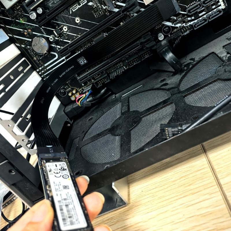 [Nhà Điện] Giao Thức Kép PCIE4.0 M.2 M Key NVME Cáp Nối Dài Thẻ Nâng SSD Adapter Cho 2230 2242 2260 2280 M.2 PCI-e / M2 NGFF SATA SSD mới