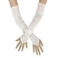 Flgo Dài Sheer Tuyn Găng Tay Dành Cho Nữ Hóa Trang Đảng Chính Thức Dịp Cánh Tay Tay Ngón Sheer Găng Tay Cho 1920 P