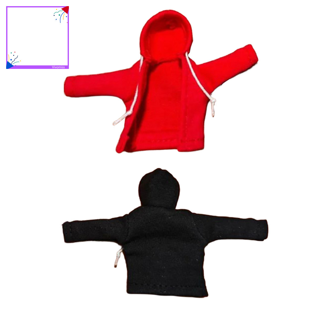 [Vm] Áo Hoodie hình thu nhỏ Hình hành động Quần áo 3d Robot in hình hành động Áo Hoodie có khớp nối Trang phục búp bê di chuyển nhiều khớp nối cho người mua Đông Nam