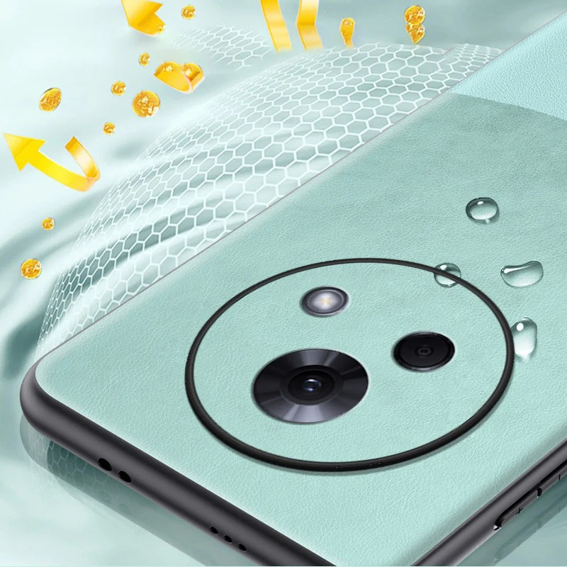 Dành Cho Meizu Lucky 08 Ốp Lưng Da PU Sang Trọng Ốp Lưng Bảo Vệ Vỏ Điện Thoại