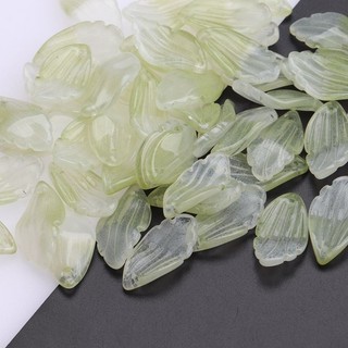 20 miếng nước bọt Màu Xanh Ô Liu Gradient Men Màu cánh hoa lá cây diy phong cách cổ xưa Hán phục Kẹp Tóc Chất liệu làm bằng tay UE3I