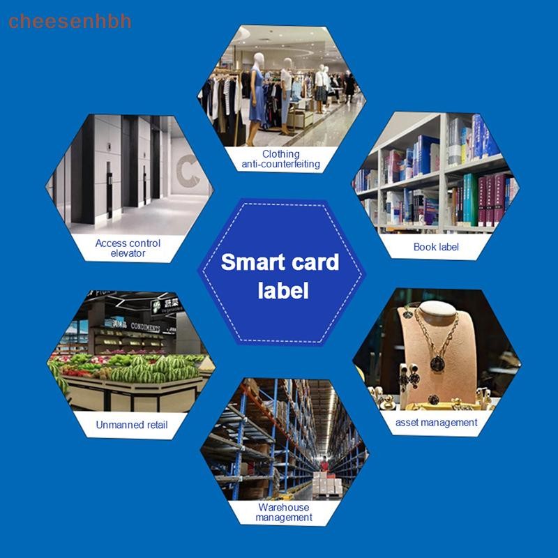 Cheehbh 5 / 10 Chiếc Thẻ NFC CUID 25 Mm Có Thể Ghi Lại Thẻ Đồng Xu Trong Suốt NFC Nhãn Cho tiệm cận Keyfobs Thẻ Truy Cập Contol Siêu Mỏng NFC VN